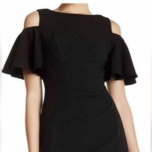 Eliza J Cold Shoulder Dress